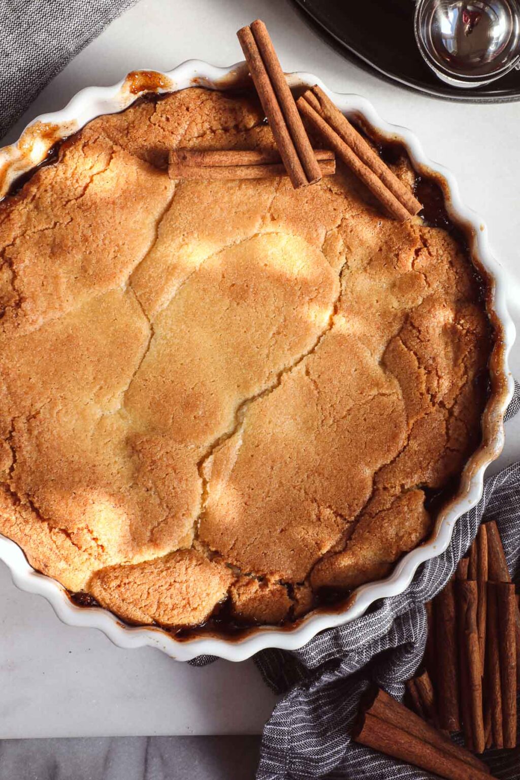 Crustless Apple Pie (Swedish Apple Pie) - Elle &amp; Pear