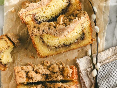 Variations and flavor ideas for this coffee cake loaf easy recipe